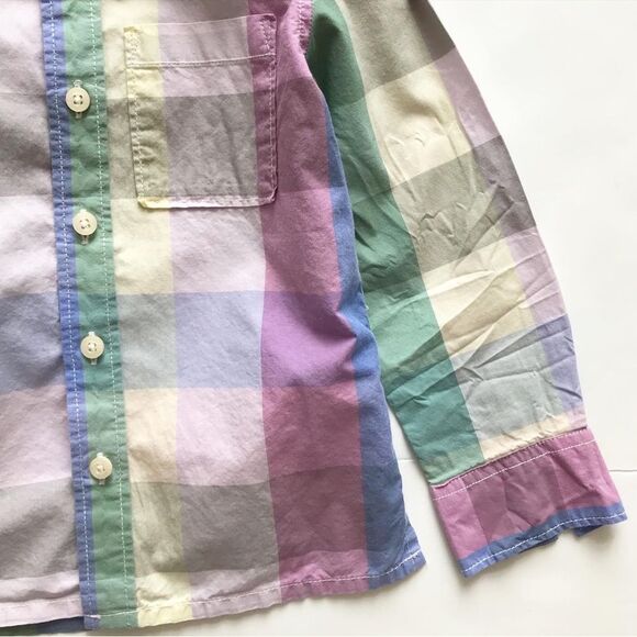 BABygap easter plaid button up top EUC 2T - Picture 3 of 5